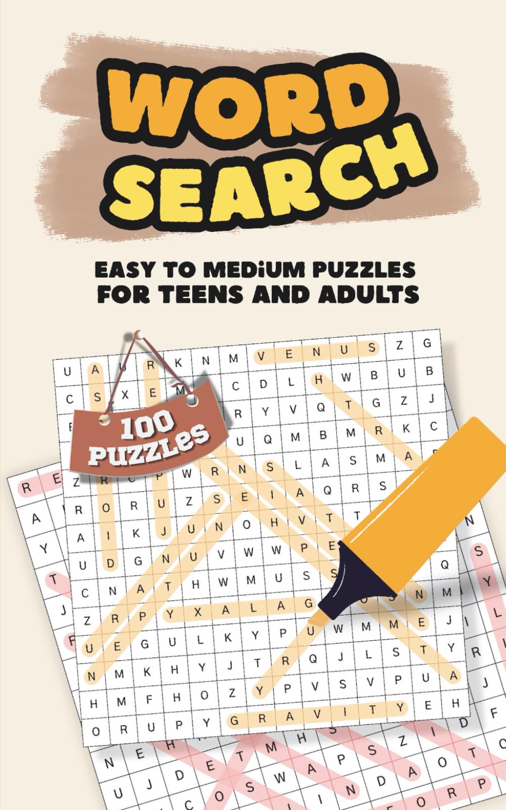 Word Search Book: Easy to Medium Puzzles for Teens and Adults