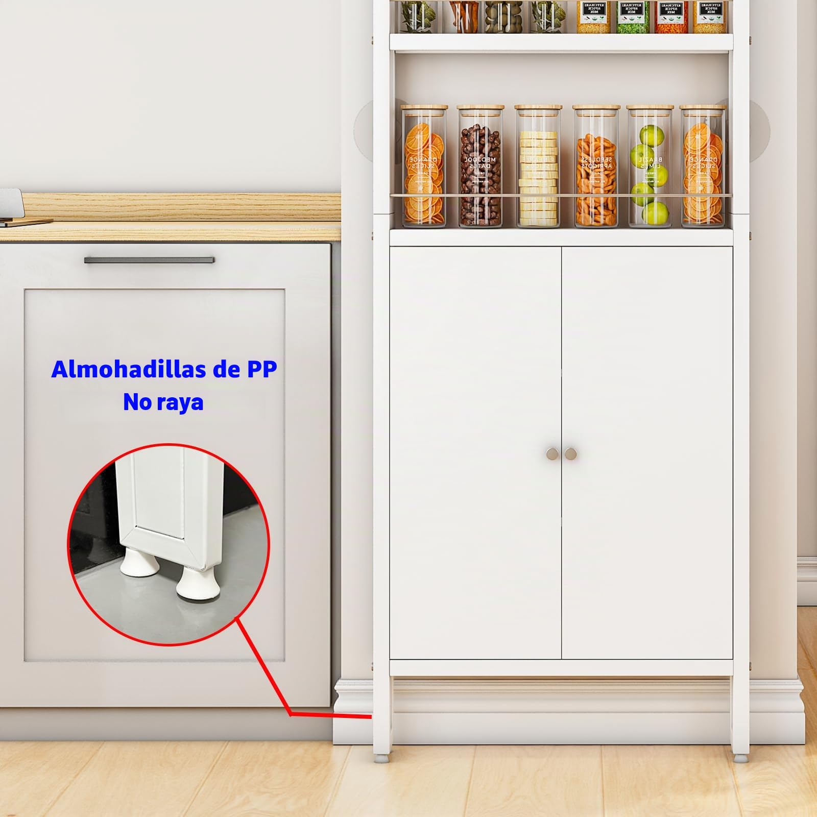 ABCOOL Soporte organizador de armario detrás de la puerta, 2 paneles de tablero perforado para almacenamiento de herramientas de garaje y jardín, estante organizador de metal alto
