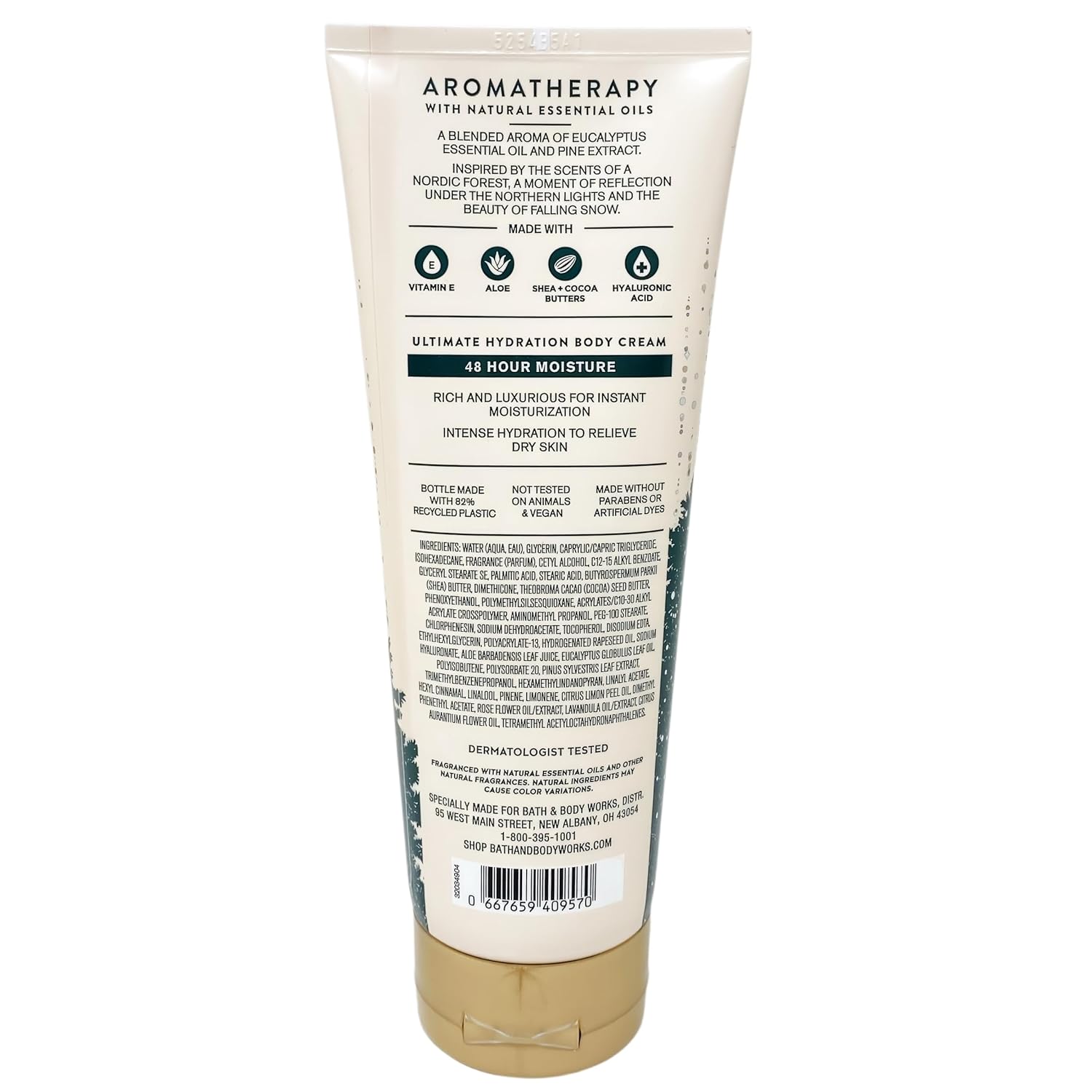 Bath & Body Works Aromatherapy Eucalyptus Pine - Ultimate Hydration Body Cream - Body Wash + Foam Bath - Essential Oil Perfume Mist - Moisturizing Body Lotion with a Fresh Forest Bar Soap - Image 2