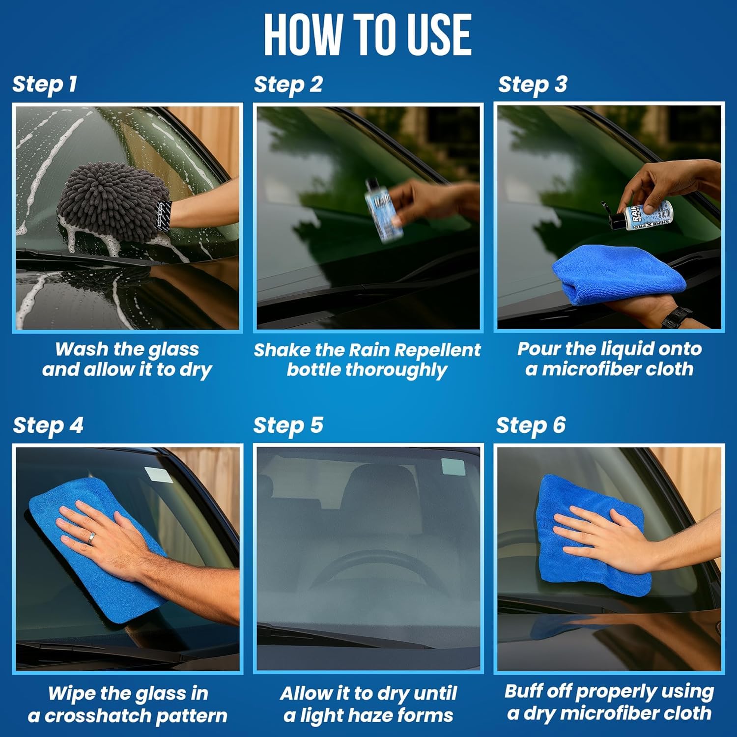 ShineXPro Car Rain Repellent - Clear Visibility -3 ShineXPro Car Rain Repellent - Clear Visibility -3