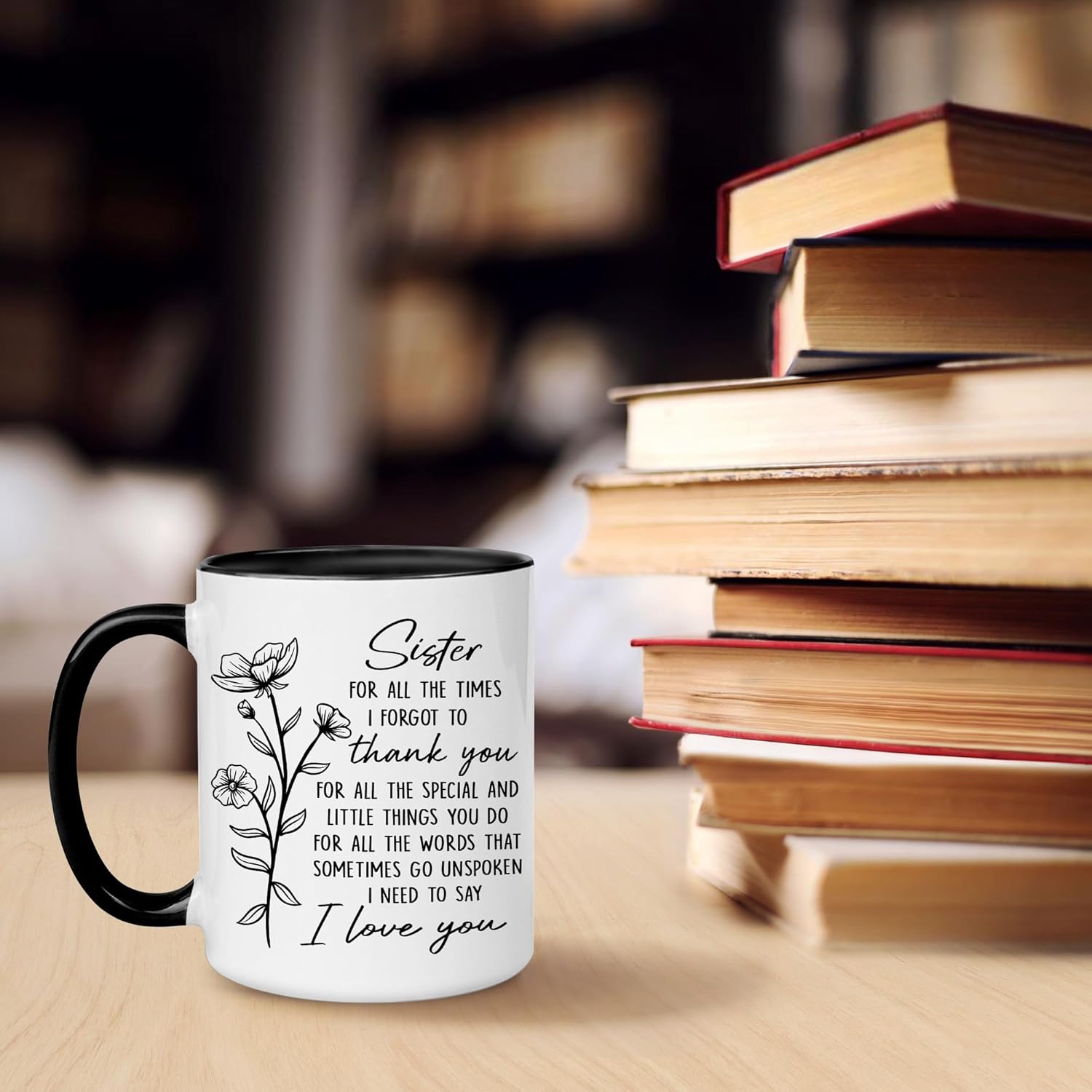 Hyturtle Sister Coffee Mug 11 oz – Sisters Cup Gifts From Sister For Birthday, Mother's Day, or Christmas - Thoughtful Present For Your Beloved Sibling - Image 7