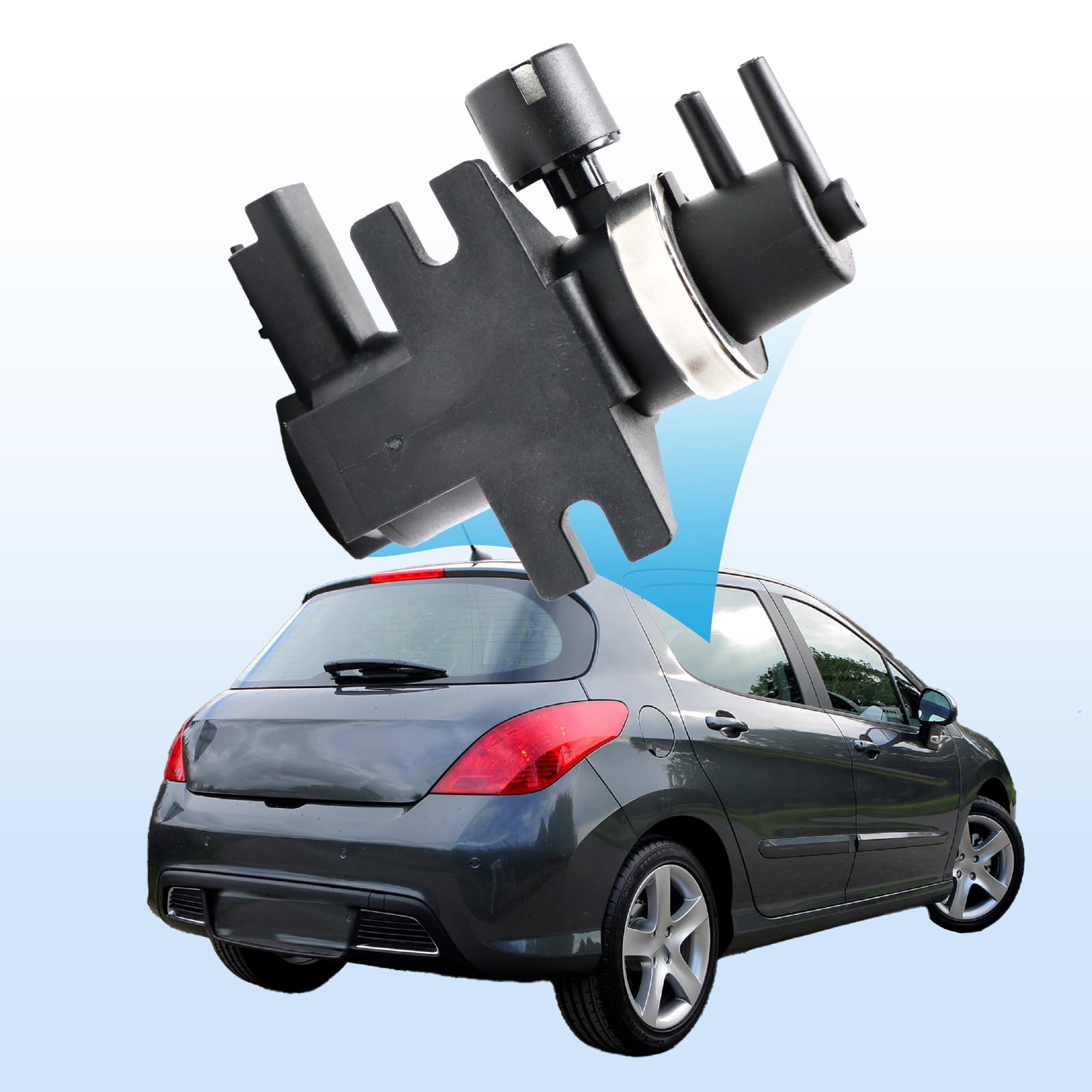 Électrovanne Pression Turbo 1618S5 1628N1 avec Peuge0t Citroën pour 2.0 HDi D Multijet 9641726680 9645029180
