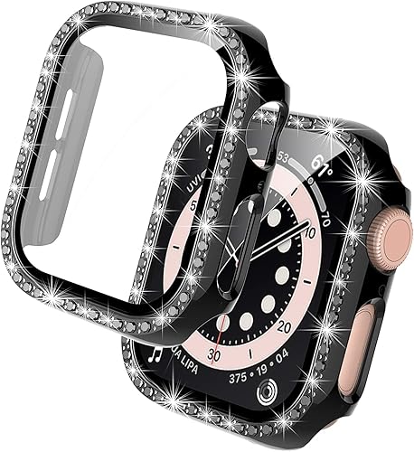 Vista 7 de TOCOL - Juego de 2 fundas para Apple Watch Series 6/5/4/3/2/1 y Apple Watch SE. Claro