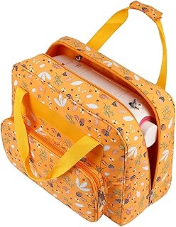 Bolsa Para Máquina De Coser Bolsa grande for máquina de coser, bolsa de almacenamiento, bolsa organizadora portátil multifuncional for viaje y hogar, accesorios for herramientas de costura(Yellow)