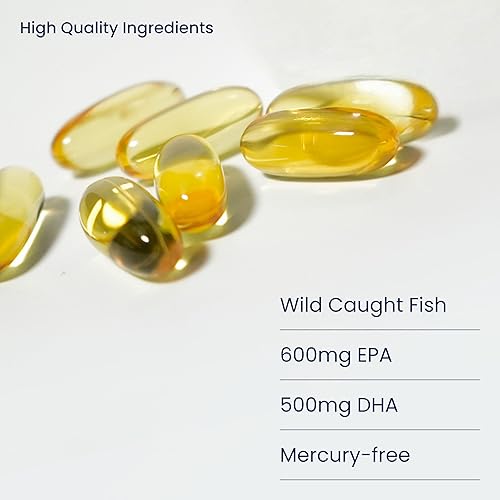 Miniatura 5 de Omega Pure Plus Suplemento de aceite de pescado Omega-3. Libre de mercurio. Triple fuerza. Apoya la salud cardíaca, la salud cognitiva y la salud