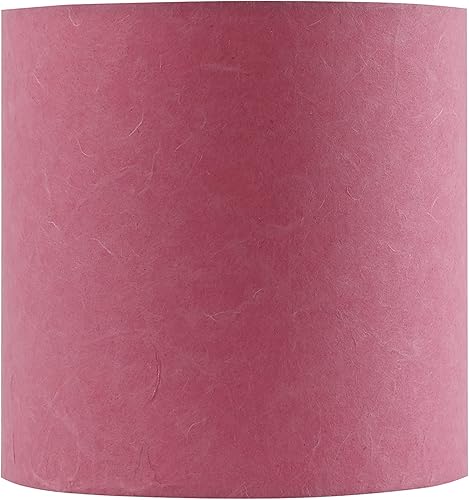 Miniatura 3 de Aspen Creative 31239A Lámpara de araña con pantalla cilíndrica dura transicional en rosa pálido, 8" de ancho (8" x 8" x 8")