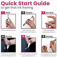 Vista 8 de Marcadores de Tiza Jumbo Blancos - Marcadores de Ventana de 15mm Paquete de 4 Bolígrafos Blancos - Uso en Coches, Pizarra, Pizarra Blanca, Pizarra