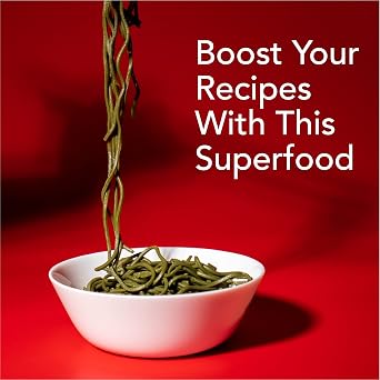 Sun Chlorella Japanese Udon Noodles Chlorella Green Algae Instant Healthy Boost for Soup, Pasta, Stir Fry Bowls - Dry, Ready to Cook - Vegan, Vegetarian - 7 oz (4 Servings)