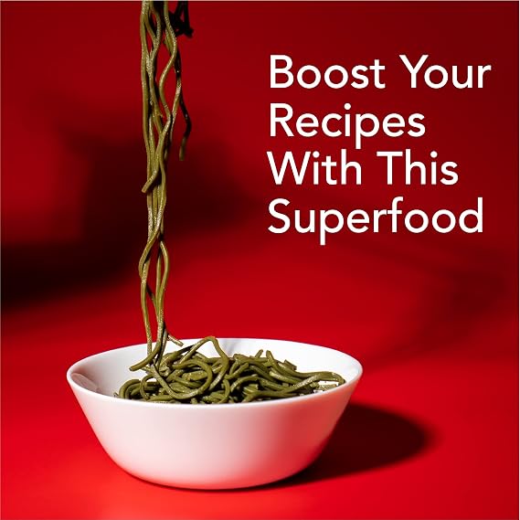 Sun Chlorella Japanese Udon Noodles Chlorella Green Algae Instant Healthy Boost for Soup, Pasta, Stir Fry Bowls - Dry, Ready to Cook - Vegan, Vegetarian - 7 oz (4 Servings)