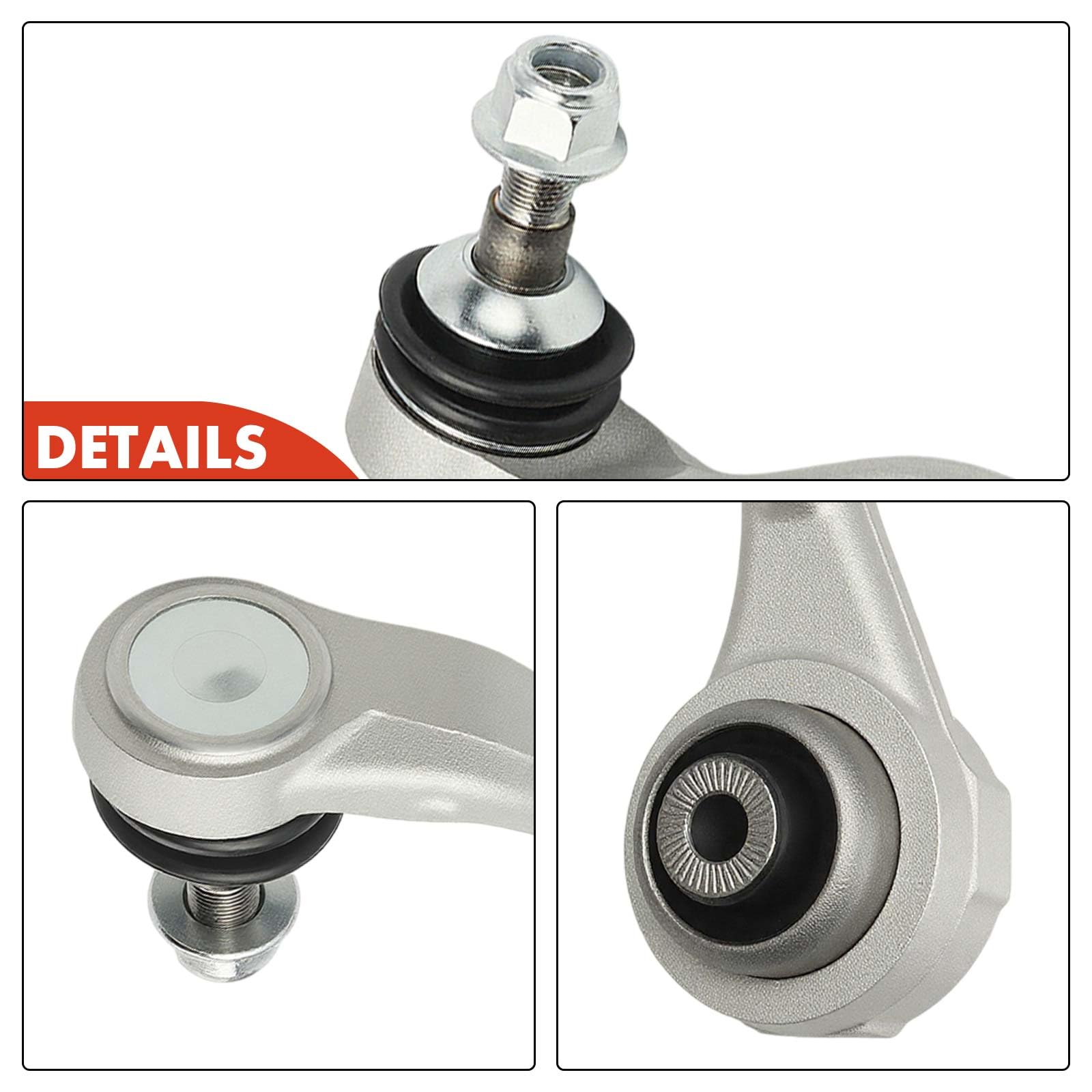 Frankberg 2 x wahacz osi przedniej, dolny, tylny, kompatybilny z 4 Gran Coupe G26 M50 AWD eDrive35 eDrive40 xDrive40 2021-2026 Replace# 31108837893,31108837894