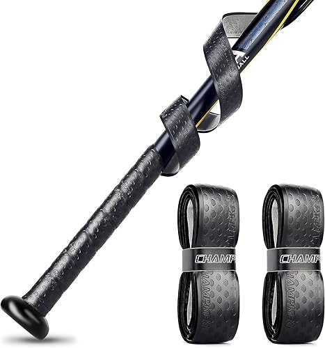 Miniatura 2 de CHAMPKEY PRO - Cintas de agarre de bate de 40 pulgadas, paquete de 2 unidades, cintas de bate de rendimiento para todo tipo de clima  Cintas de