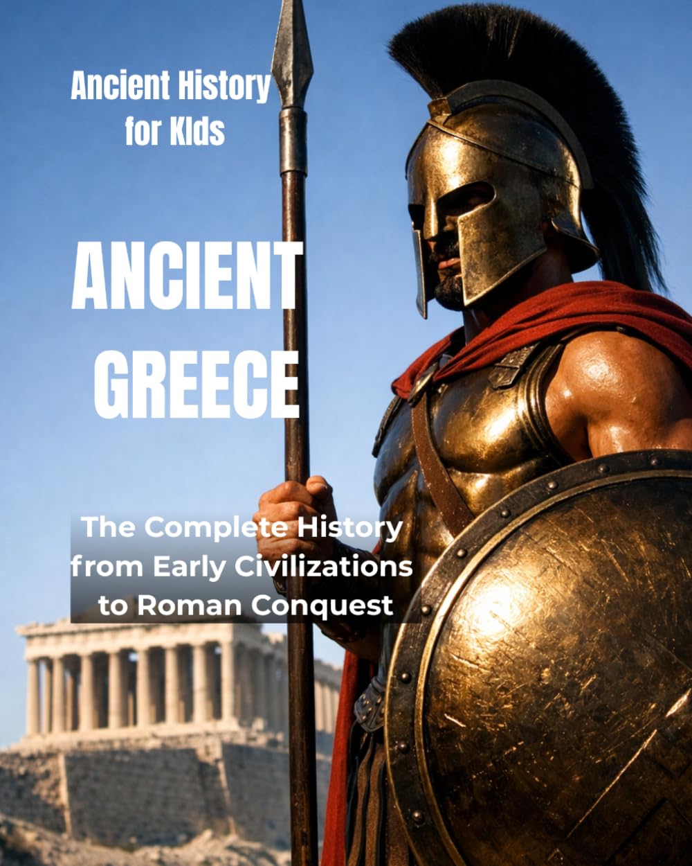 Ancient Greece for Kids: The Complete History from Early Civilizations to Roman Conquest (Ancient History for Kids)