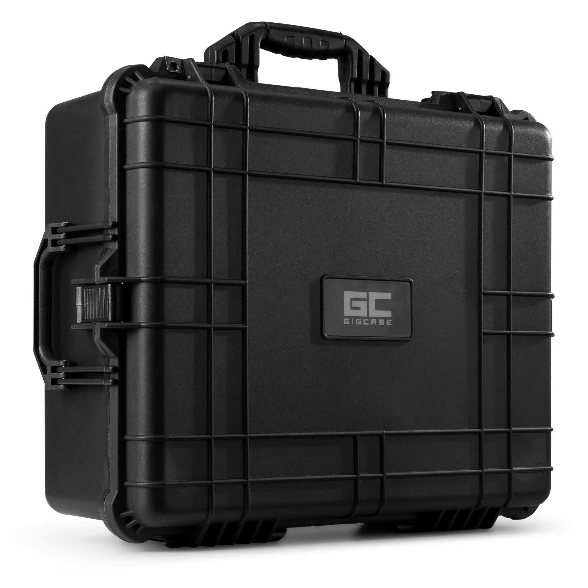 Power Dynamics GIGcase22 Maleta Rígida Universal con Espuma Interior, Impermeable y Resistente – Estuche de Transporte Profesional para Cámaras, Fotografía, DJ o Electrónica. Color Negro Robusto