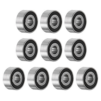 uxcell MR62-2RS 深沟球轴承 2x6x2.5mm 迷你双封闭精密轴承