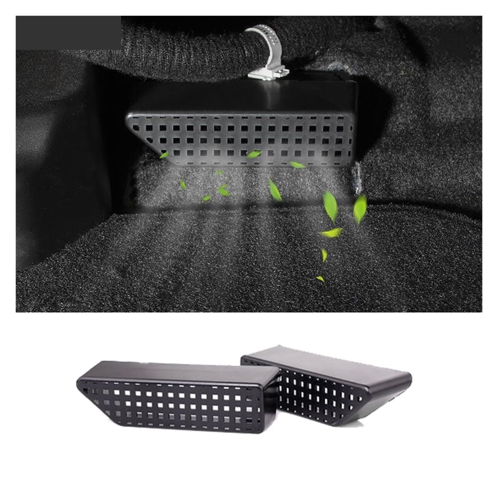 YPEYSDBX Fit for Seat Heat Floor AC Duct Vent Outlet Grille Cover Car Accessories Fit for Mazda 3 AXELA CX-30 2019 2020