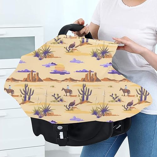 Miniatura 6 de Lindas fundas de asiento de automóvil del oeste para bebé, cubierta multiusos para asiento de automóvil de lactancia materna, funda de cochecito