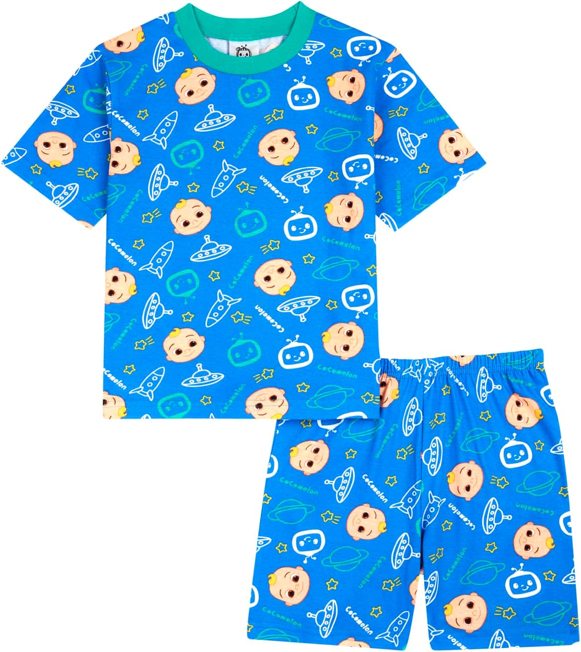 CoComelon Baby Boys Pyjamas Short Toddler Summer Pjs, Ages 6 Months to 5 Years, Official Merchandise