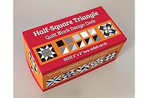 Half-Square Triangle Quilt Block Design Deck