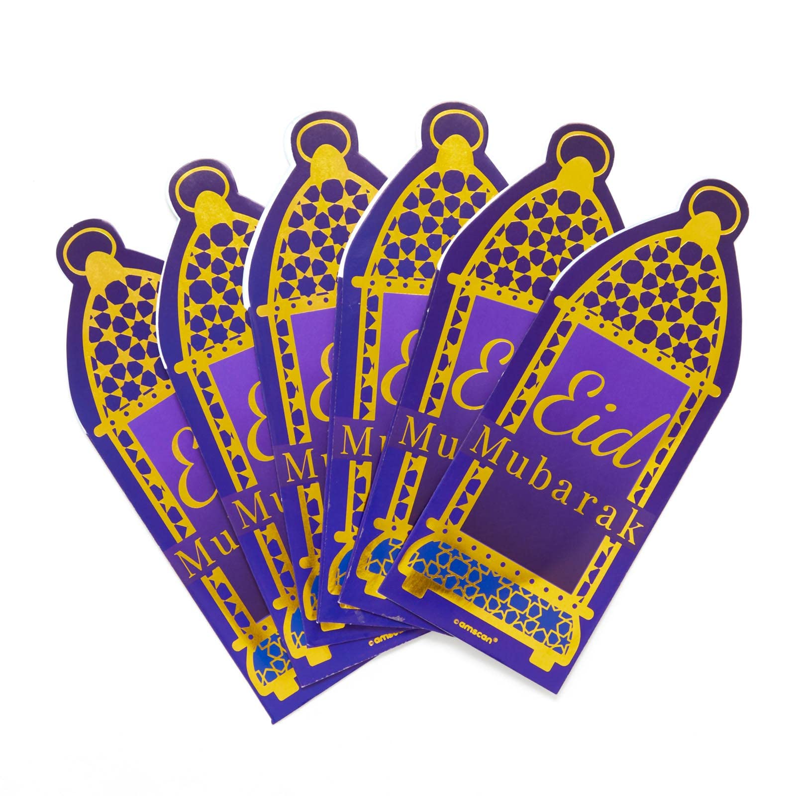 Amscan 9914179 - Opulent Eid Money Envelopes Party Favours - 6 Pack