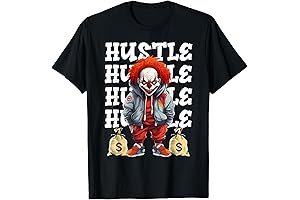 Halloween Hustle Scary Clown Urban Streetwear T-Shirt