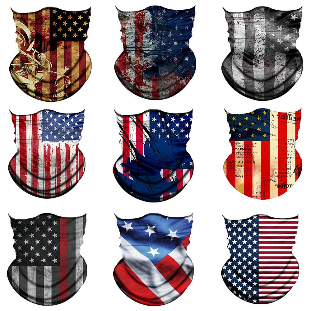 Neck Gaiter Mask,UV Protection Bandana Gator Face Cover Covering Mask,Tube Scarf,Neck Warmer Balaclava,Headband