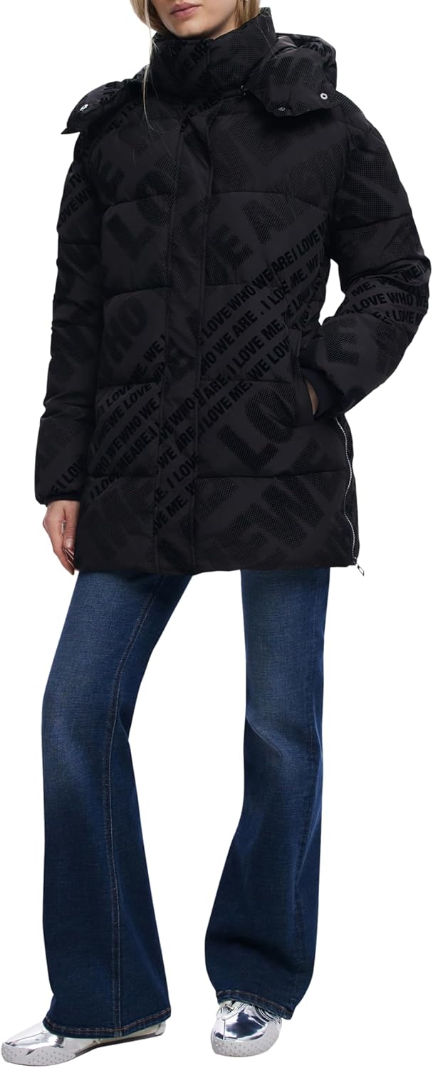 Desigual Women's Padded_cadera_flock