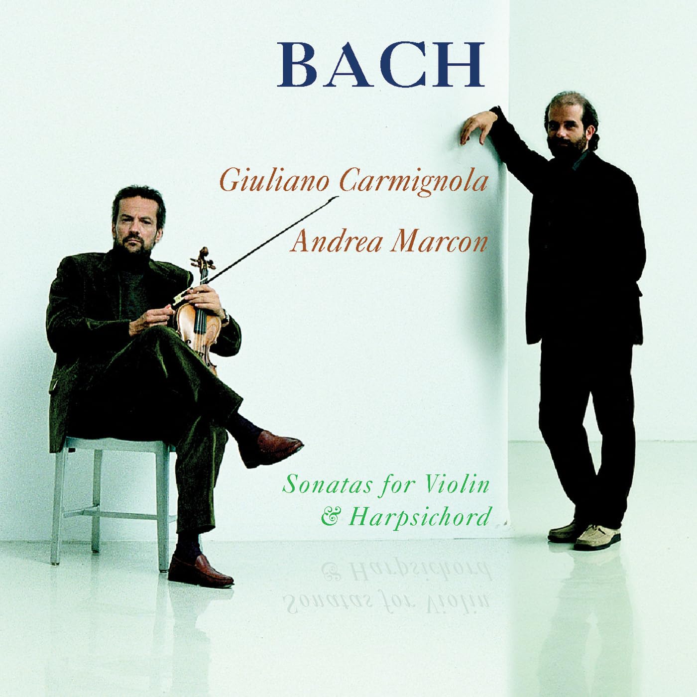Bach: Sonatas for Violin & Harpsichord /Carmignola · Marcon