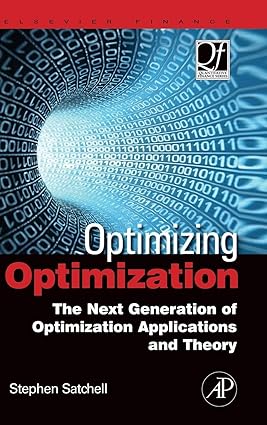Optimizing Optimization: The Next Generation of Optimization Applications and Theory