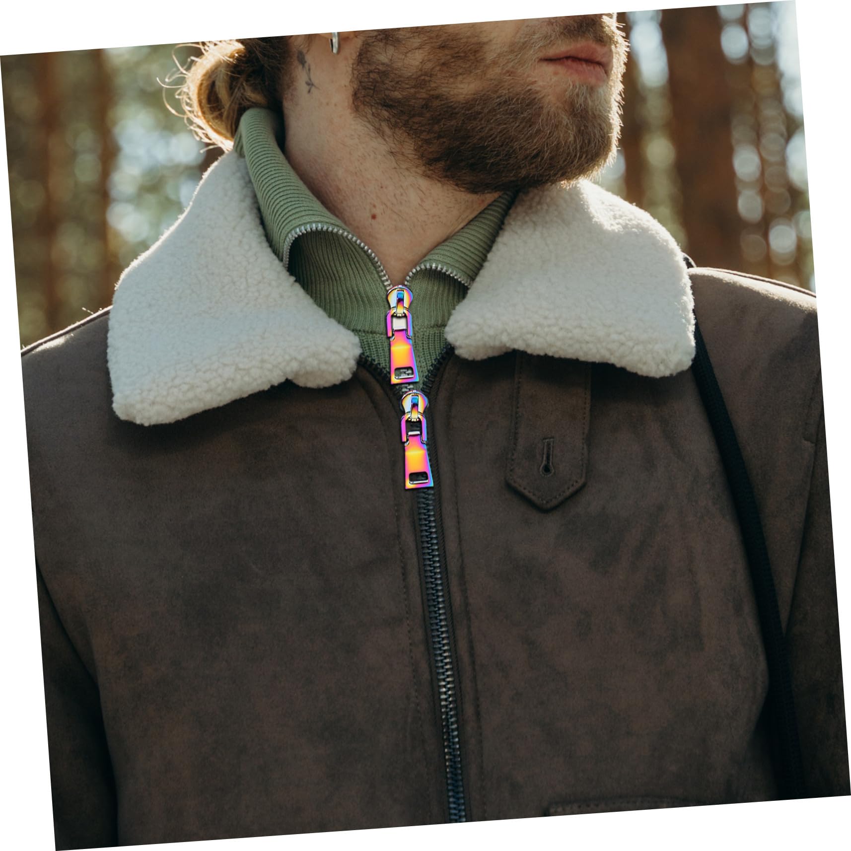 Tofficu 30piezas Tiradores De Cremallera Metálicos Coloridos Para Ropa y Equipaje Accesorios De Repuesto Para Mochilas y Proyectos De Manualidades