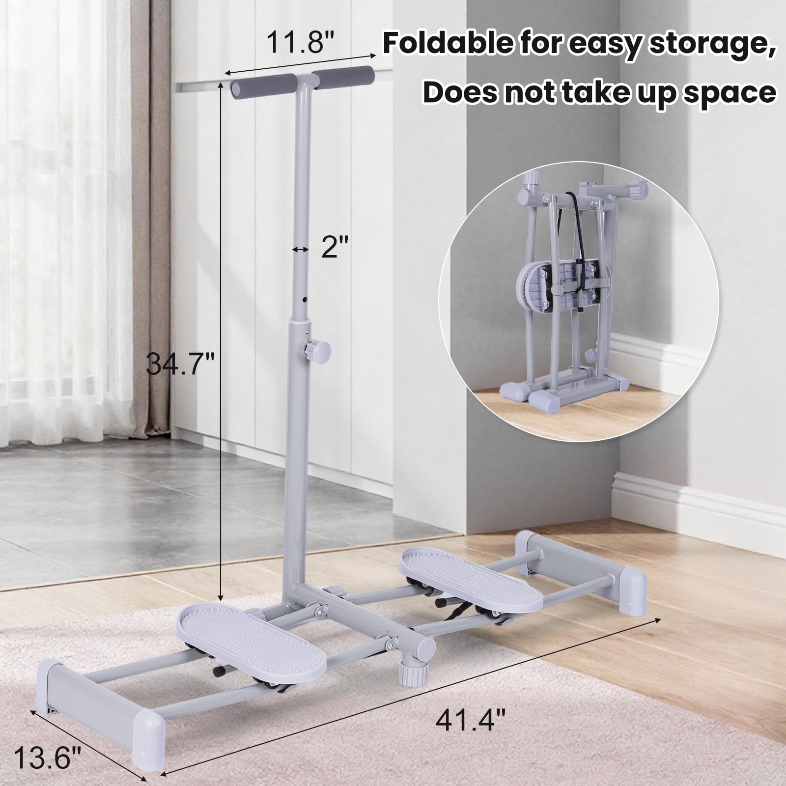 Simulateur De Ski, Entraîneur De Cuisses, Réglable Appareil Pliable pour Jambes, Plancher Pelvien pour Femmes, Appareil De Perte De Poids pour Abdomen, Jambes, Fessiers, Fitness À Domicile