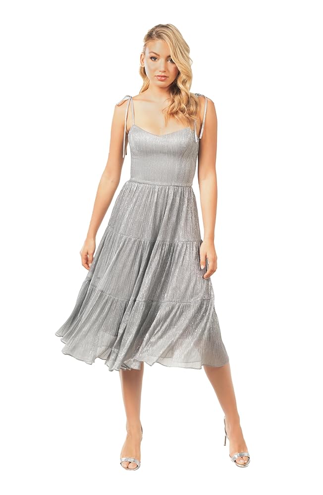 Amazon.com: Dress the Population Women's Dream Metallic