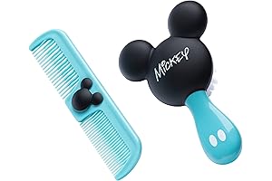 Mickey Mouse Brush & Comb Set for Babies - Aqua