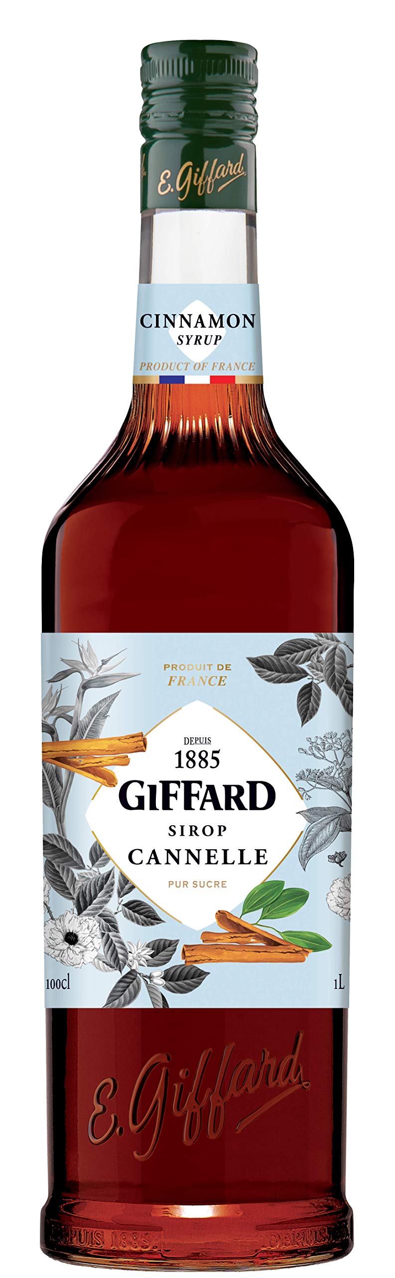 GIFFARD CINNAMON SYRUP 1LTR (1 bottle only)