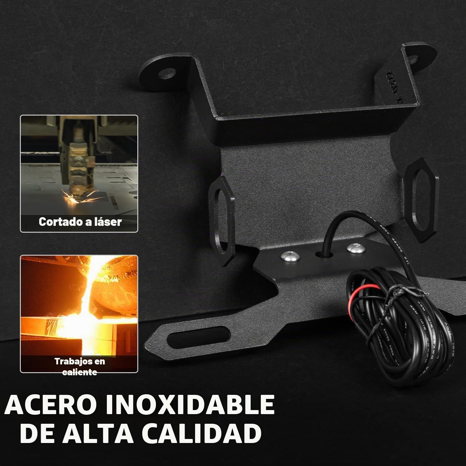 Kit eliminador de Guardabarros Trasero para Motocicleta, Soporte para matrícula Compatible con H-Onda CB125R CB150R CB250R CB300R CB 125 R CB 150 R CB 250 R CB 300 R 2018 2019 2020 2021