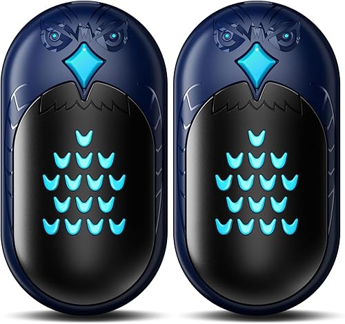 Miniatura 8 de Hand Warmers Rechargeable, 2 Pack 6000mAh Electric Portable Heater, 20 Hrs Long Heating Hot Pockets Hand Warmer, Hunting Gear, Gifts for Women, Men,