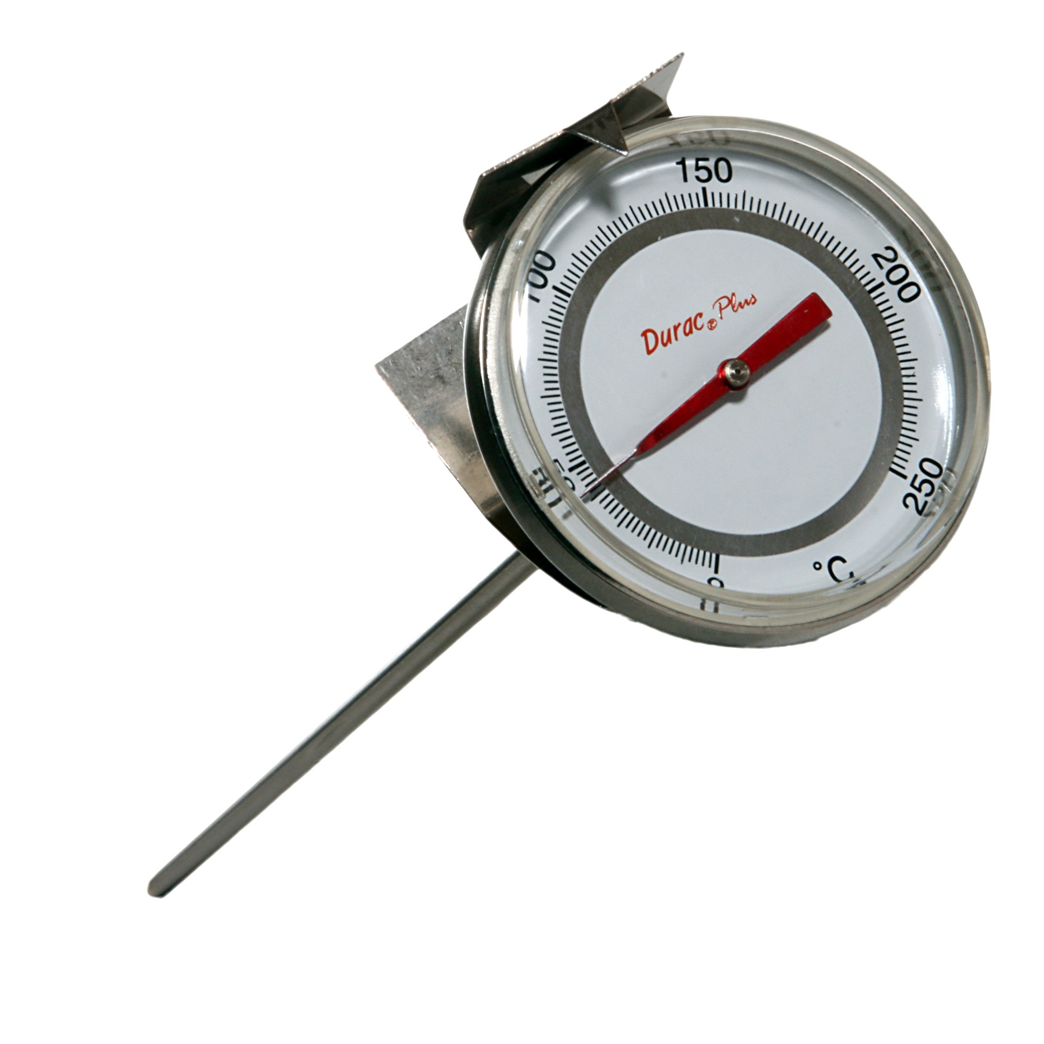 Thermomètre bimétallique de 0 à 250 °C à haute lisibilité cadran 50mm