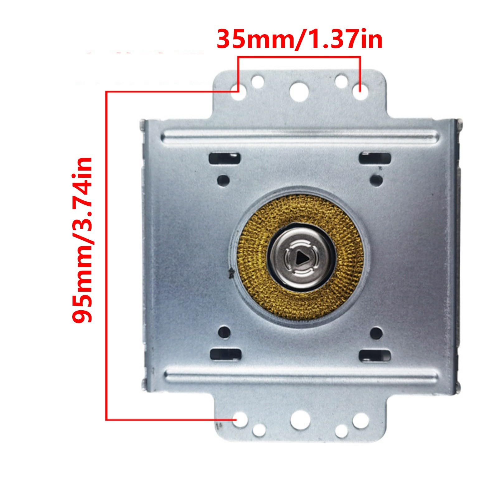 Textura variable del metal del magnetrón 1000W de la microonda de