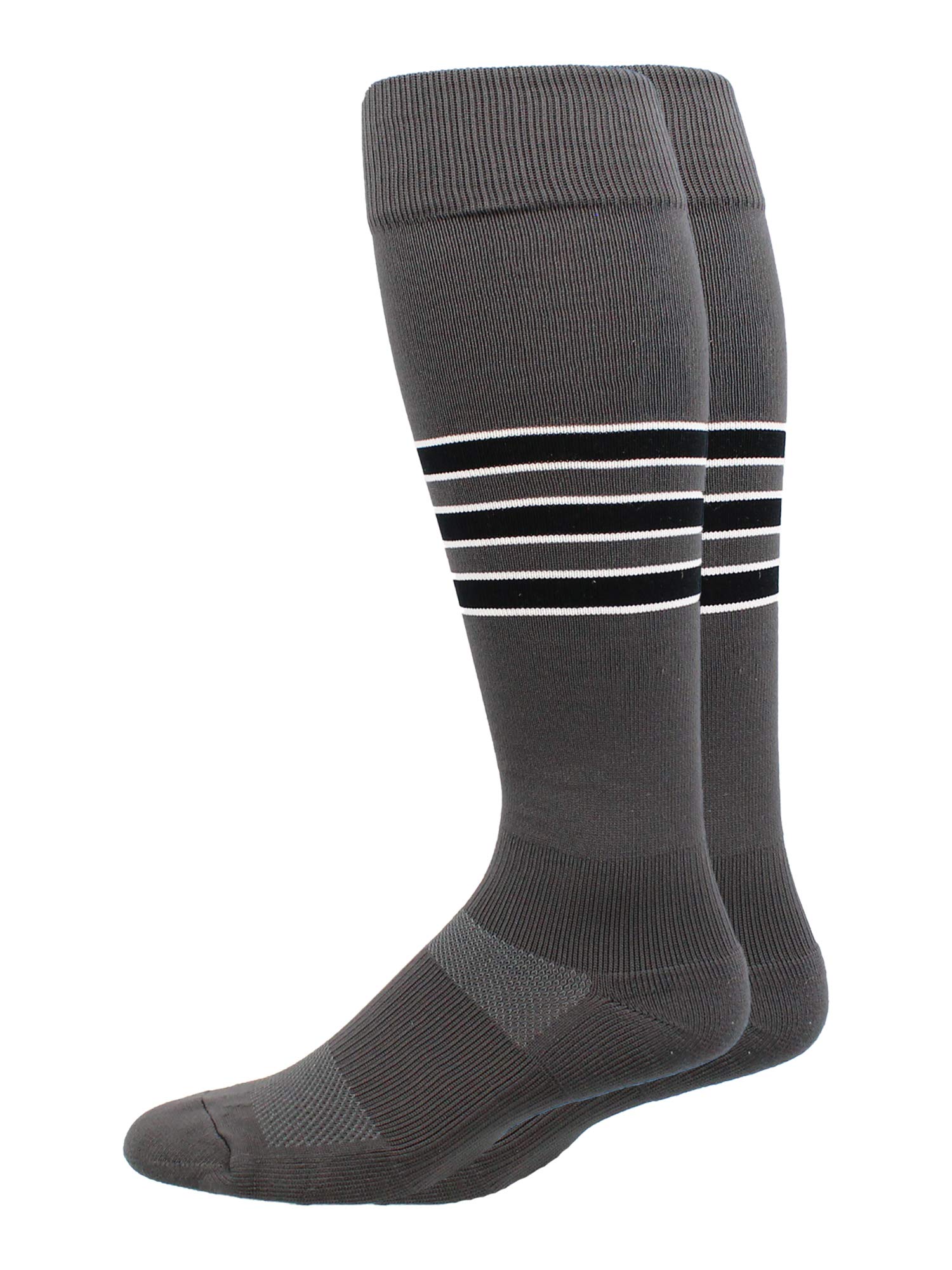 MadSportsStuff Softball Socks Baseball Socks | White & Team Colors | USA Made | Sizes for Girls, Youth Boys, Men & Women
