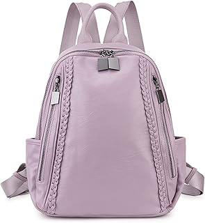 Zaino Donna,Mode Zaino Donna in Pelle PU per le Signore Casual Borse a zainetto da Viaggio Daypack Rosa