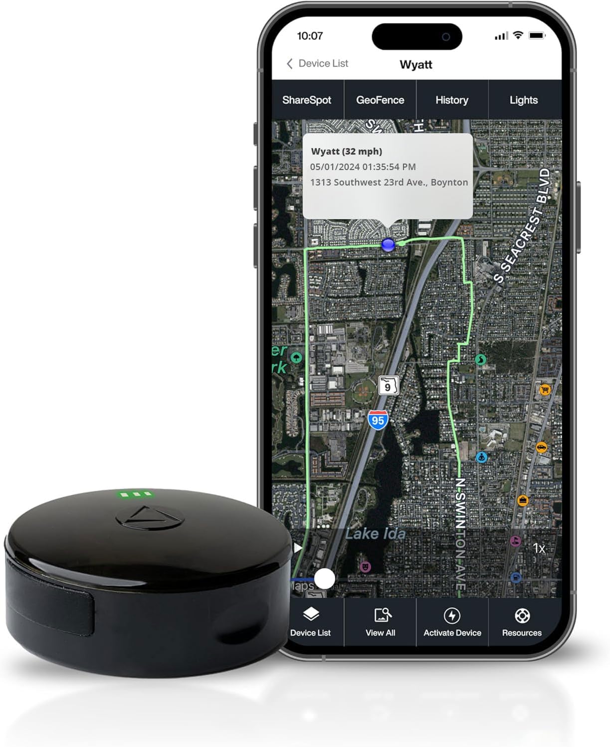 LandAirSea 54 GPS Tracker - Made in the USA from Domestic