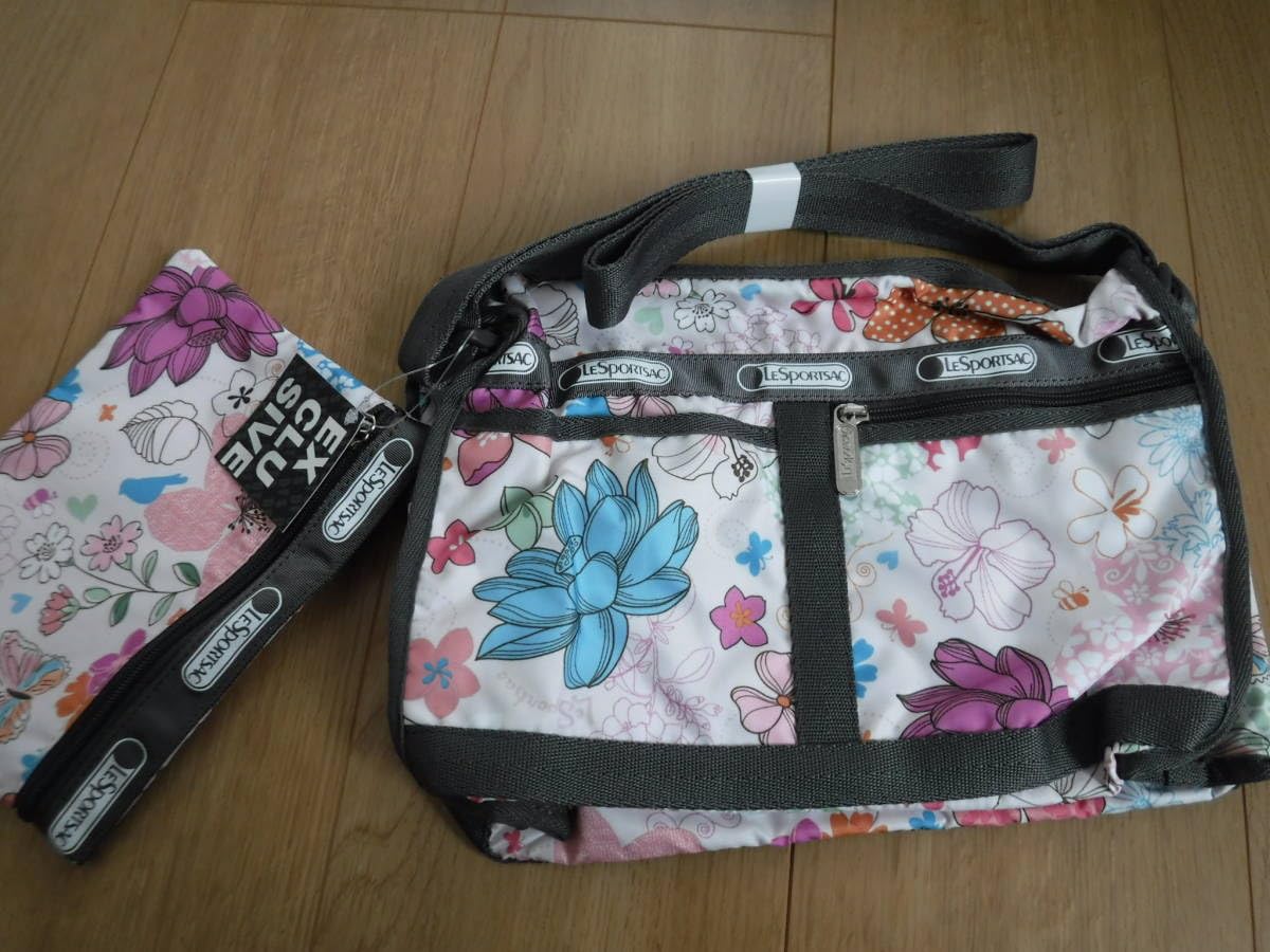 Amazon.co.jp: 税不要特価 タグポーチ付!LESPORTSAC