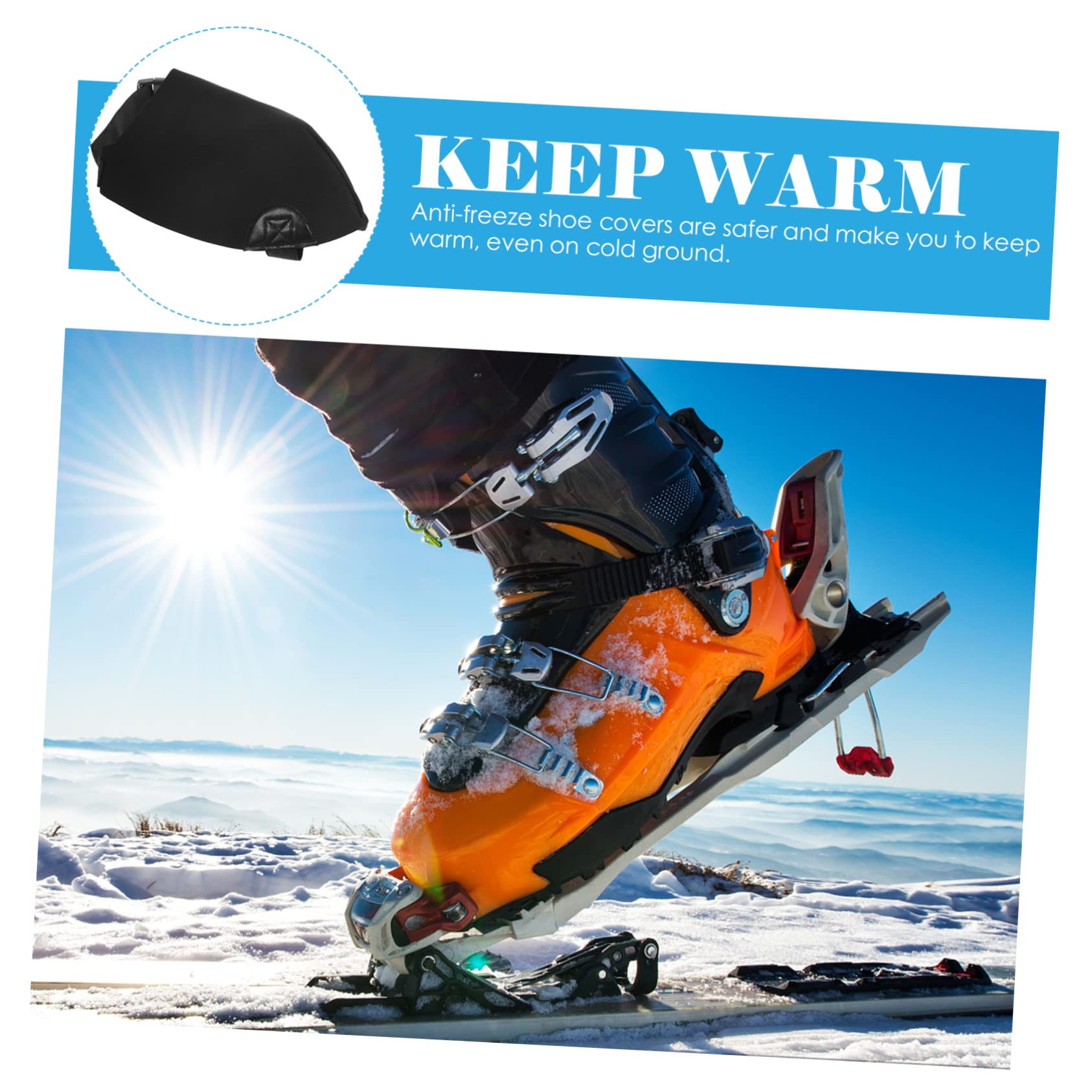 3 Pares De Cubrebotas De Esquí Soportes para Botas para Mantenerlas Rectas De Zapatos De Escalada Chanclos De Senderismo Cubrezapatos Anti-Nieve Cubrezapatos De
