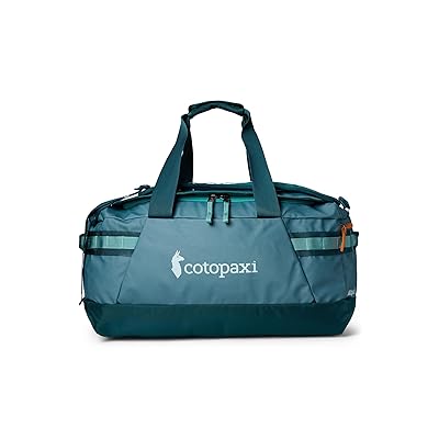 Cotopaxi Allpa Getaway 55 L Duffel Weekender/Overnight Luggage Blue Spruce and Abyss, Mesh/Nylon/Polyester
