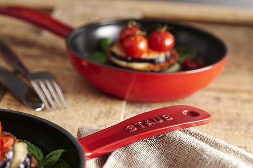 Miniatura 2 de Staub 40501-146 - Sartén de cereza, 6.3 pulgadas (6.3in), fundición esmaltada, hierro, compatible con inducción