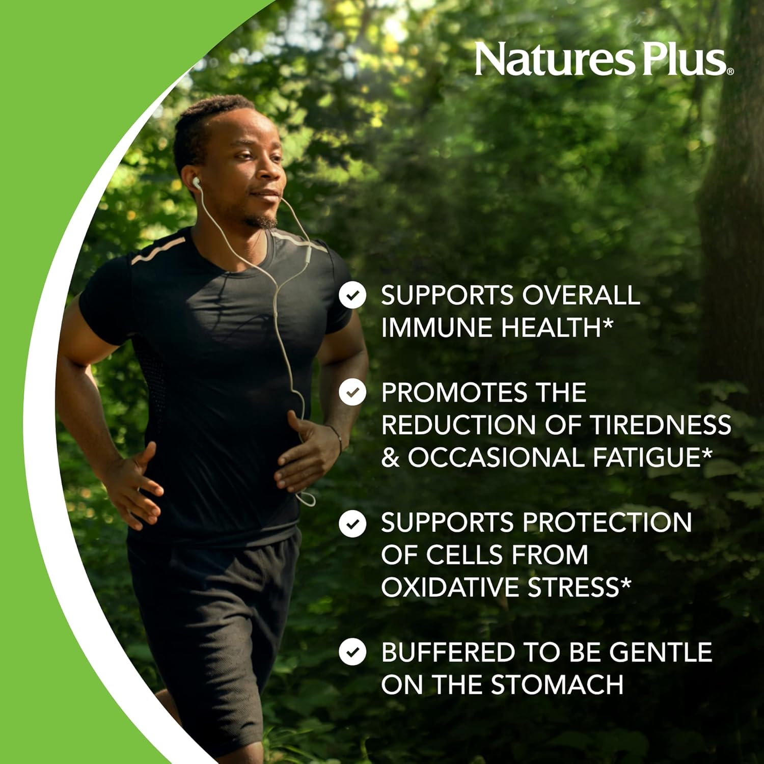NaturesPlus Esterified Vitamin C - 675 mg, 90 Tablets - Gentle on the Stomach - Vegetarian, Gluten Free - 90 Servings