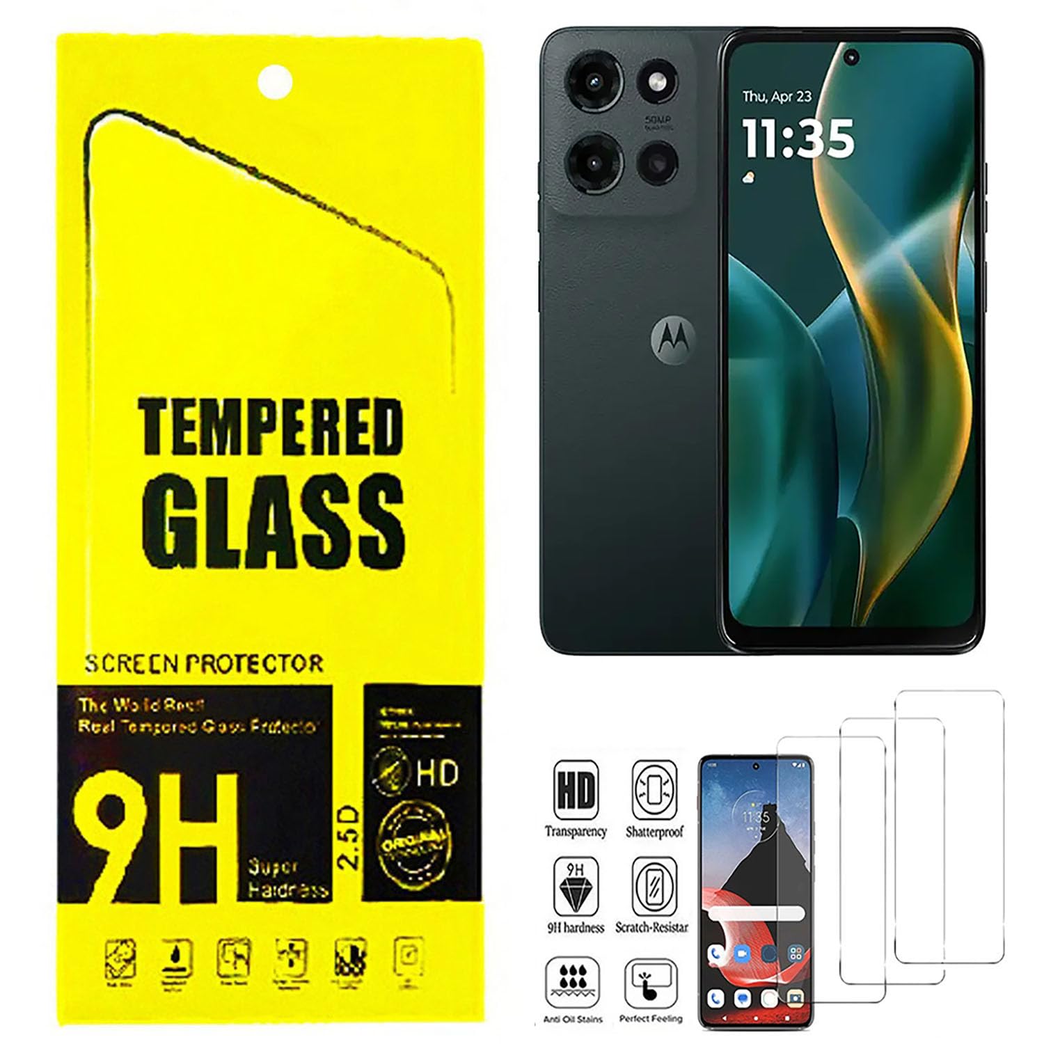 Motorola スマートフォン本体とスクリーンプロテクター Amazon.com: Supershieldz (2 Pack) Designed for Lenovo ThinkPhone