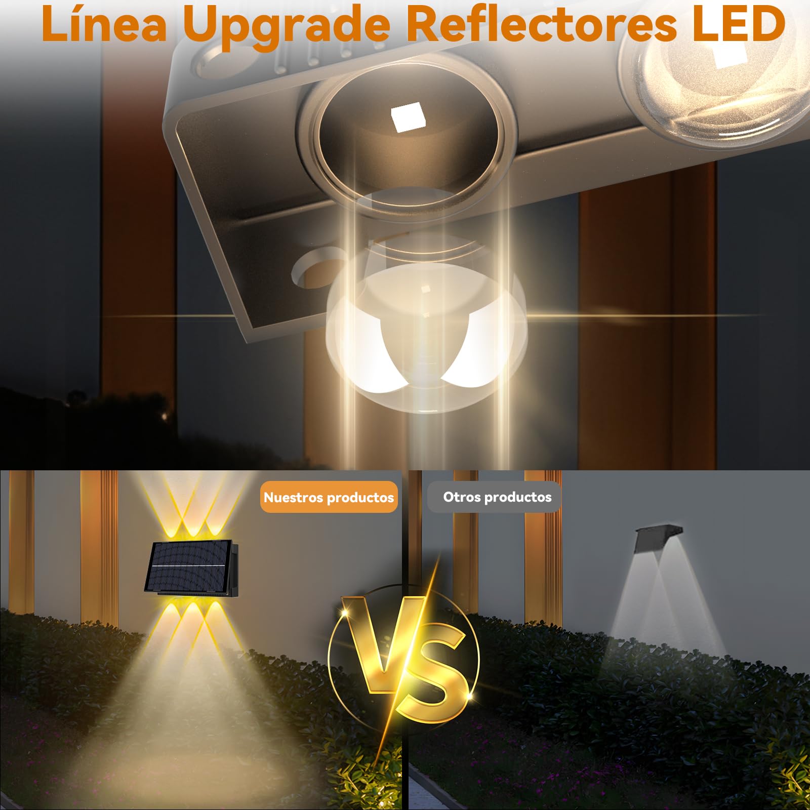Lámpara Led Solar Para Exteriores, Jardín, Exterior, Luz De | Cuotas