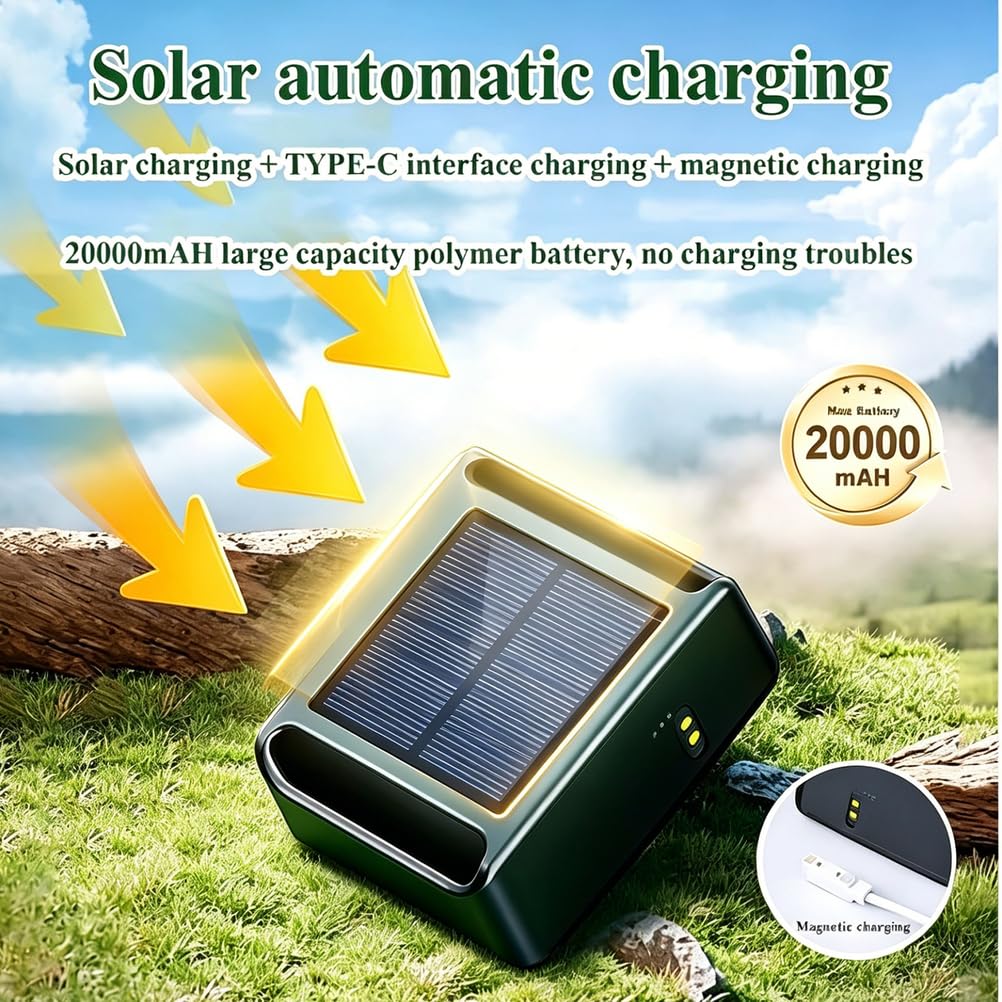 Localizzatore per Animali Bovini Ovini Equini, Localizzatore GPS Solare per Animali 4G+2G, Batteria Ad Alta capacità 20000Mah Segnalazione Luminosa Notturna Impermeabilità IP68