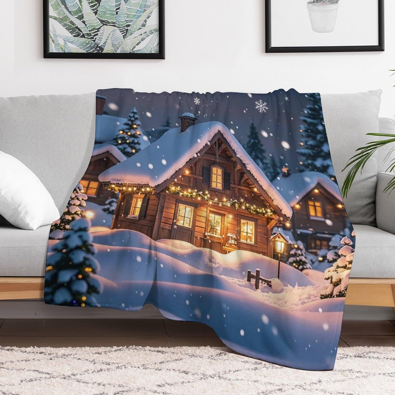 Couverture micro polaire flanelle légère et confortable pour lit