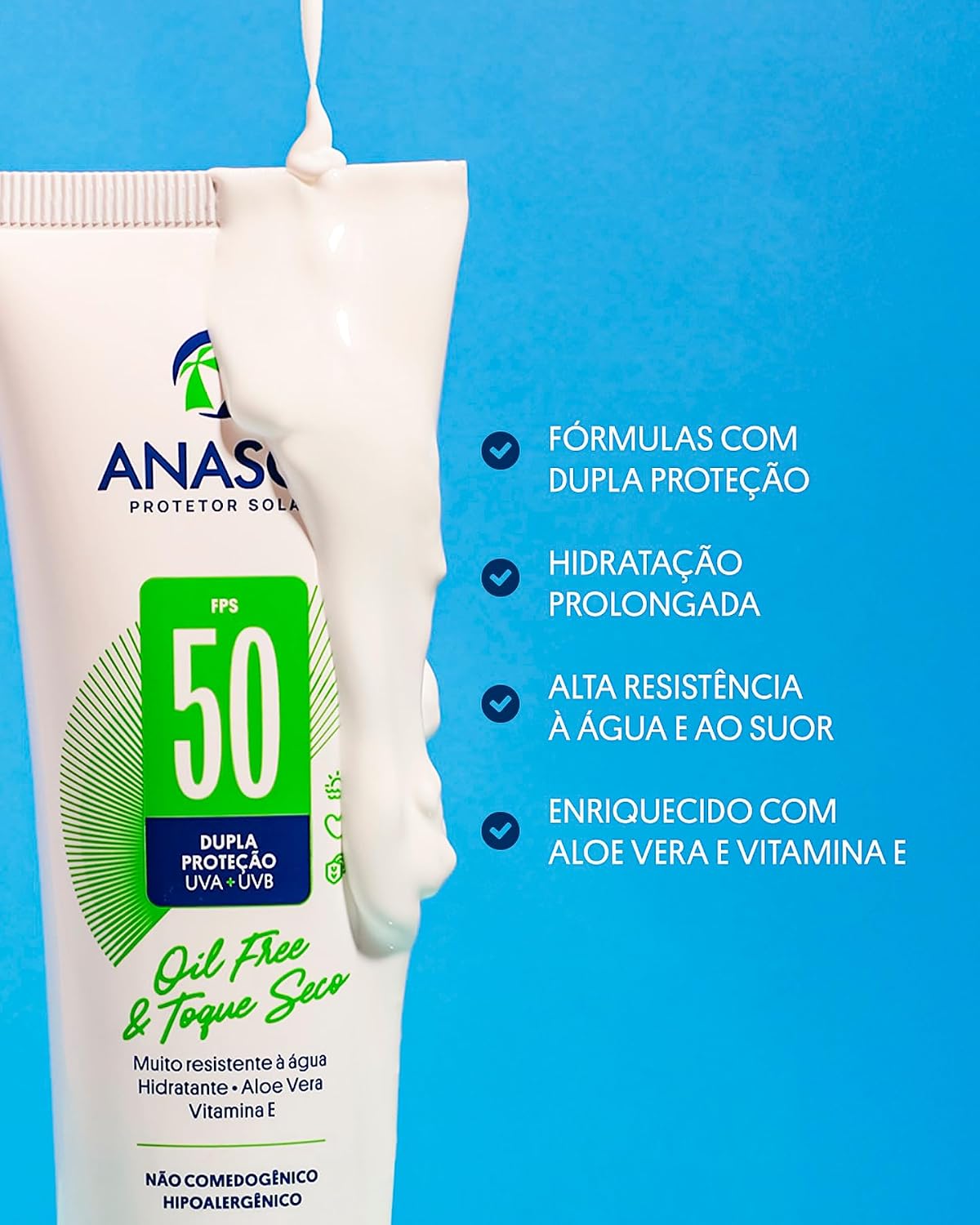 Protetor Solar Loção FPS 50 120g - Anasol